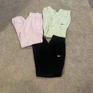 Nike Sweatpants - Black, Purple , Green